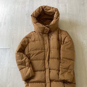 Winter coat, good condition, mango brand, brownish color